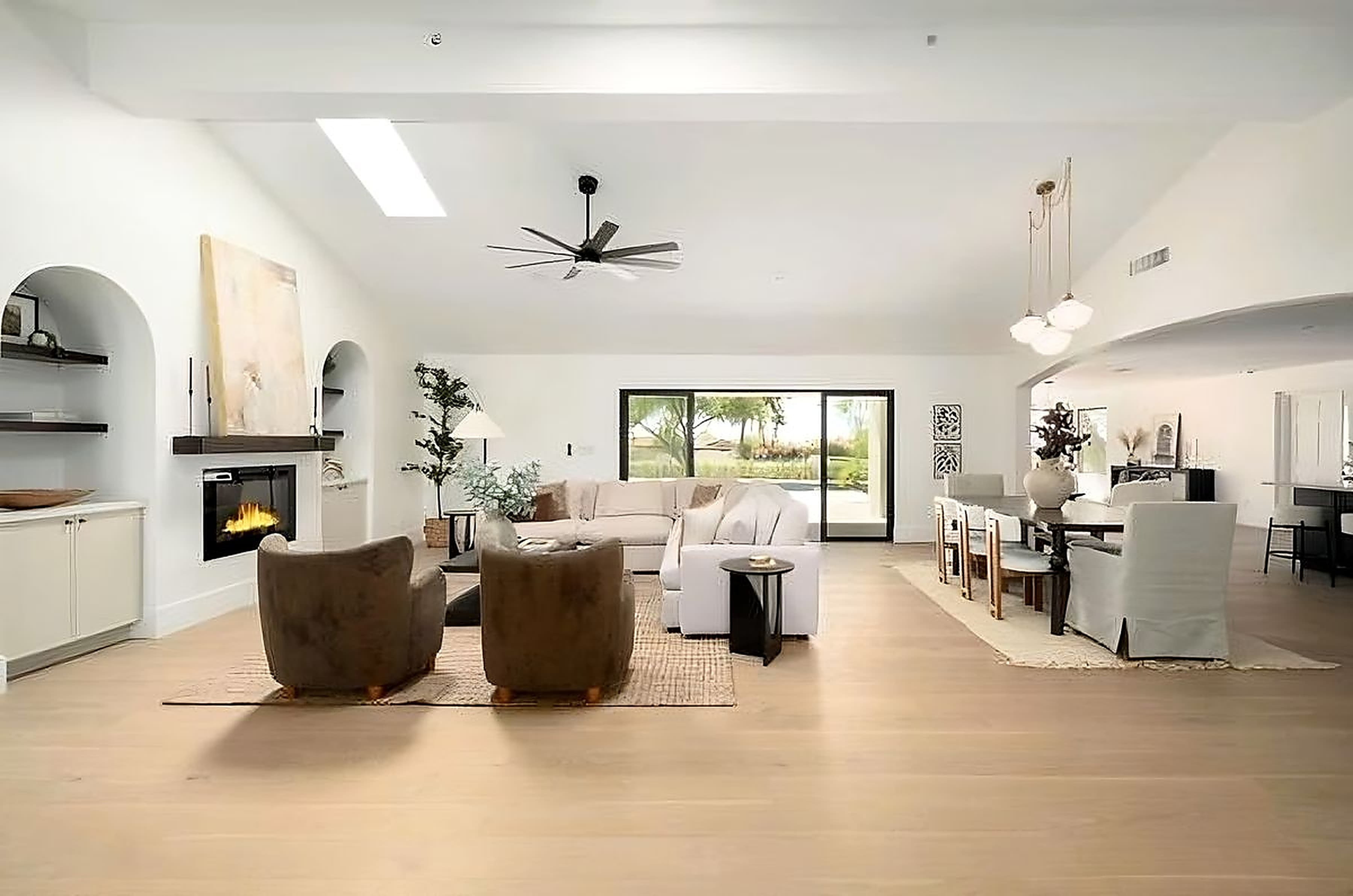 Luxury living room remodel in Scottsdale by Saddlewood Contracting