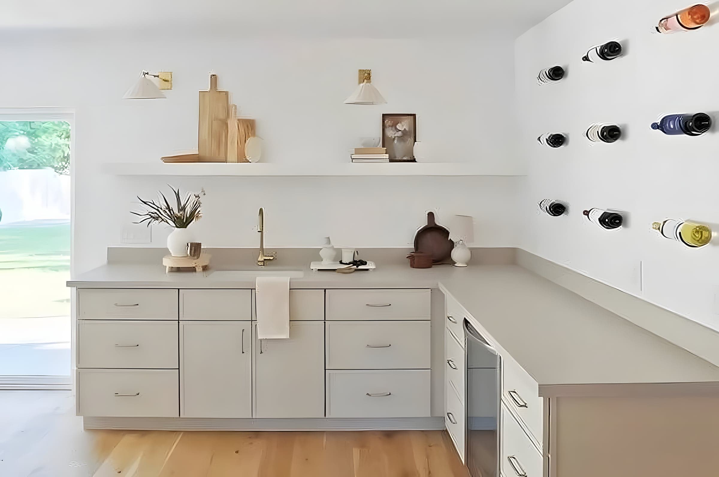 Custom Wet Bar & Wine Wall