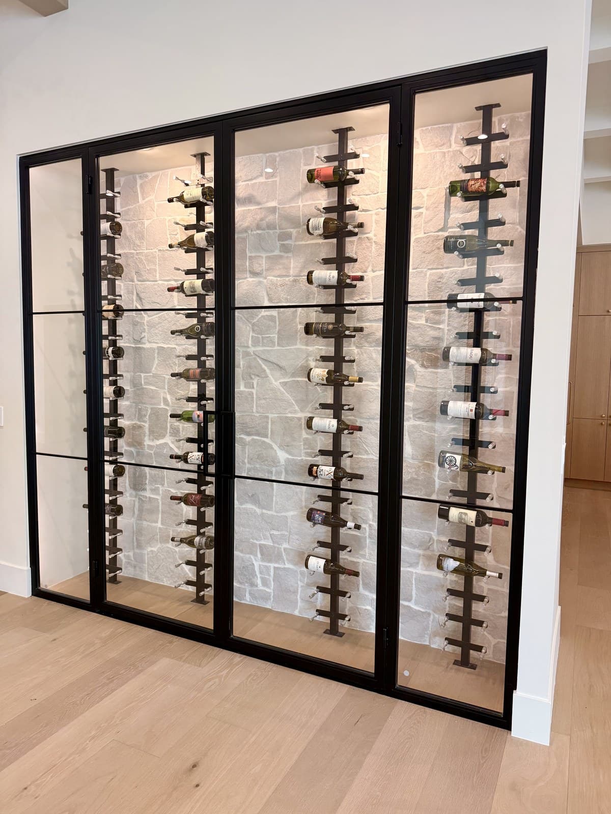 Glass Wine Wall